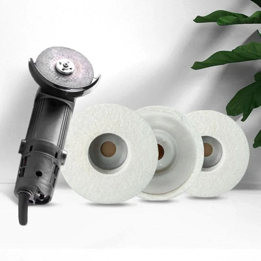Wool Polishing Discs (Set of 3 Pieces)